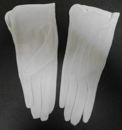 Dotted palm gloves - white